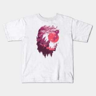 Wood Forest Head Kids T-Shirt